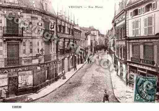 Ville de VERDUN, carte postale ancienne