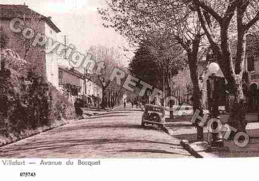 Ville de VILLEFORT, carte postale ancienne