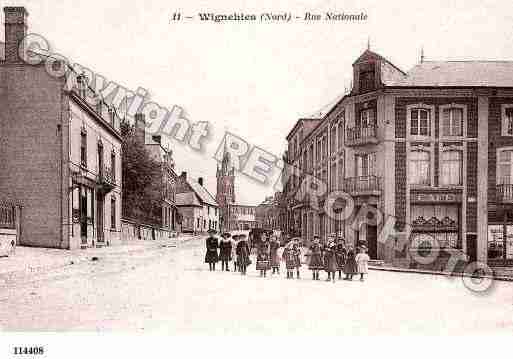 Ville de WIGNEHIES, carte postale ancienne