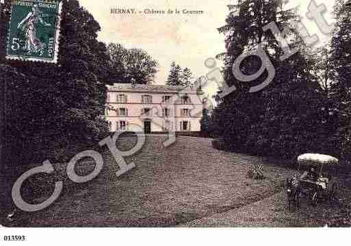 Ville de BERNAY, carte postale ancienne