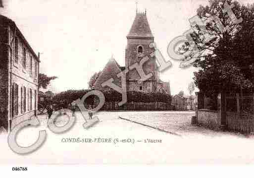 Ville de CONDESURVESGRE, carte postale ancienne