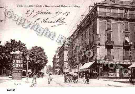 Ville de GRENOBLE, carte postale ancienne