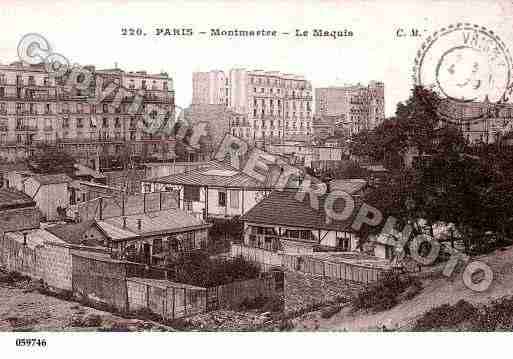 Ville de PARIS18, carte postale ancienne