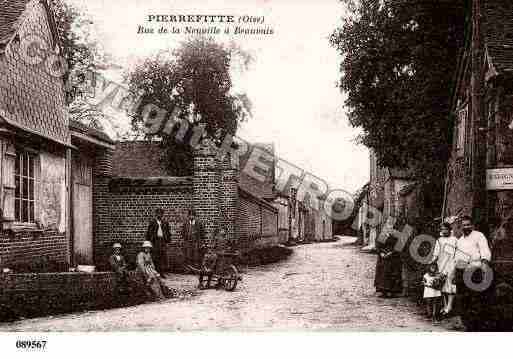 Ville de PIERREFITTEENBEAUVAISIS, carte postale ancienne