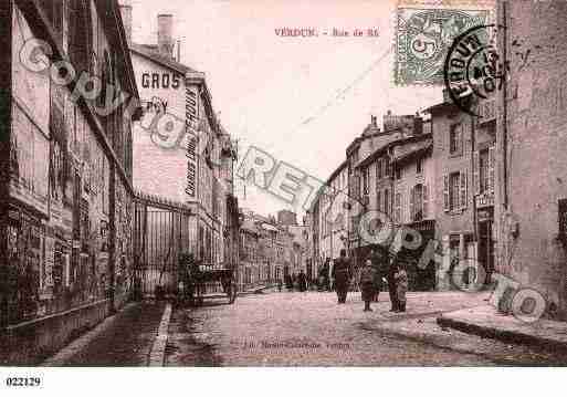 Ville de VERDUN, carte postale ancienne