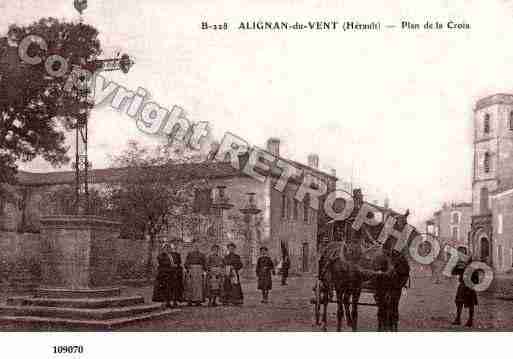 Ville de ALIGNANDUVENT, carte postale ancienne