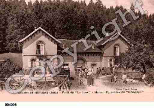 Ville de ANDELOTENMONTAGNE, carte postale ancienne