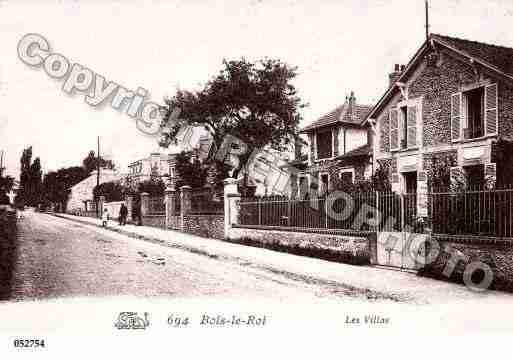 Ville de BOISLEROI, carte postale ancienne