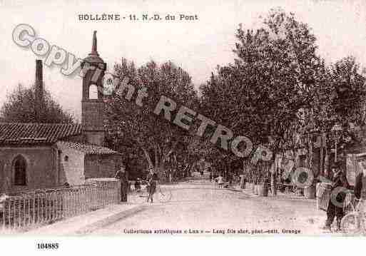 Ville de BOLLENE, carte postale ancienne