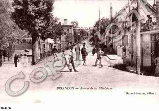 Ville de BRIANCON, carte postale ancienne