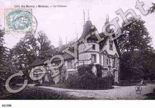 Ville de BRINAY, carte postale ancienne