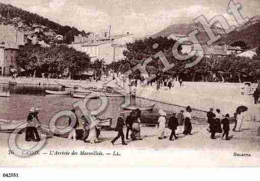 Ville de CASSIS, carte postale ancienne