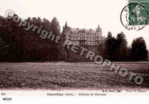 Ville de CHAMBLAY, carte postale ancienne