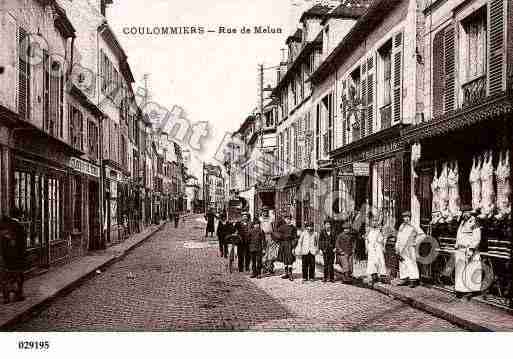 Ville de COULOMMIERS, carte postale ancienne