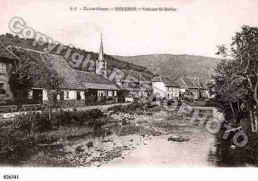 Ville de DOLLEREN, carte postale ancienne