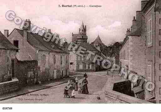 Ville de DURTAL, carte postale ancienne