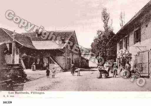 Ville de FILLINGES, carte postale ancienne