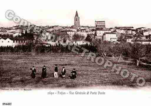 Ville de FREJUS, carte postale ancienne