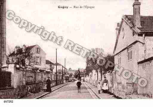 Ville de GAGNY, carte postale ancienne