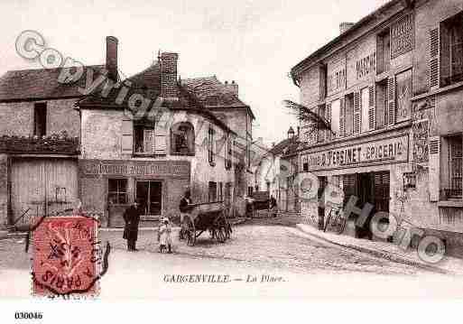 Ville de GARGENVILLE, carte postale ancienne