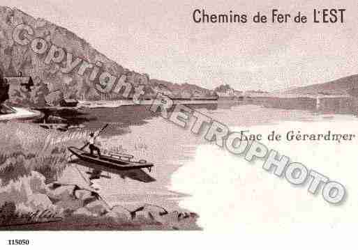 Ville de GERARDMER, carte postale ancienne