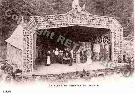 Ville de GERARDMER, carte postale ancienne