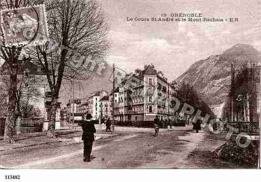 Ville de GRENOBLE, carte postale ancienne