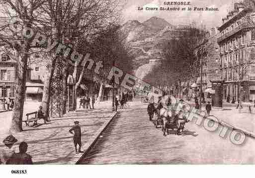 Ville de GRENOBLE, carte postale ancienne