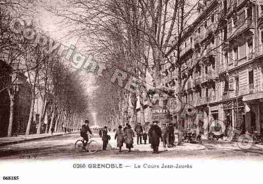 Ville de GRENOBLE, carte postale ancienne