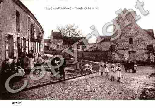 Ville de GRISOLLES, carte postale ancienne