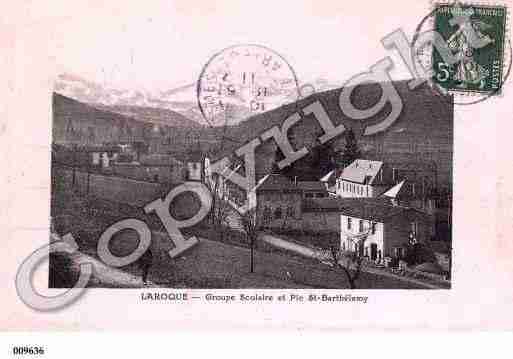 Ville de LAROQUED'OLMES, carte postale ancienne