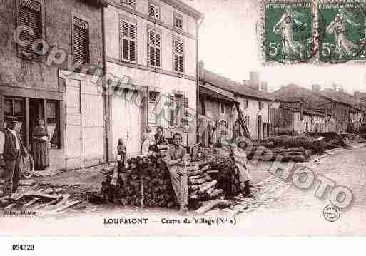 Ville de LOUPMONT, carte postale ancienne