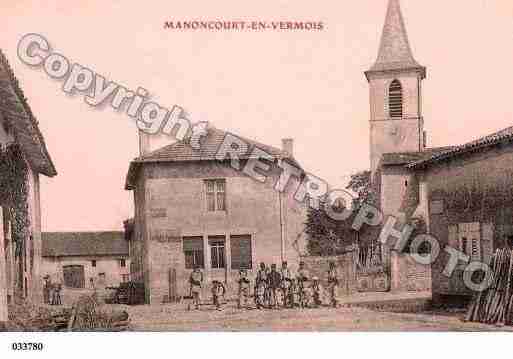 Ville de MANONCOURTENVERMOIS, carte postale ancienne