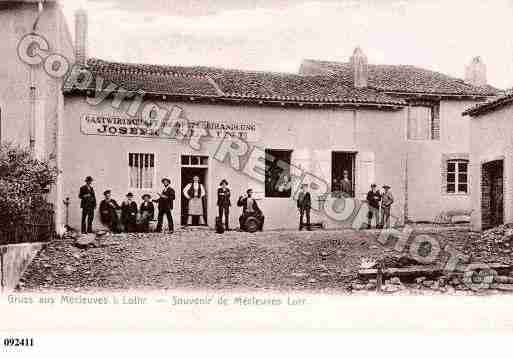 Ville de MECLEUVES, carte postale ancienne