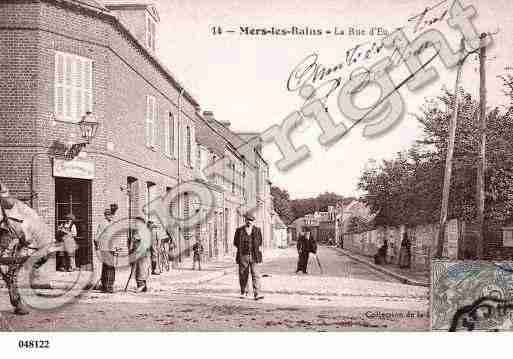 Ville de MERSLESBAINS, carte postale ancienne