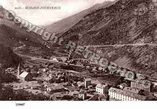 Ville de MODANE, carte postale ancienne