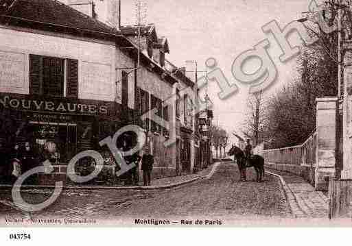 Ville de MONTLIGNON, carte postale ancienne