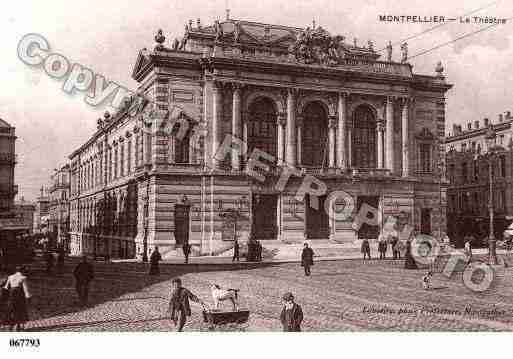 Ville de MONTPELLIER, carte postale ancienne