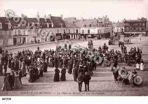 Ville de NOGENTLEROTROU, carte postale ancienne