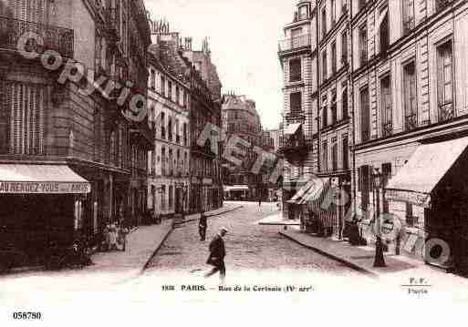 Ville de PARIS4, carte postale ancienne