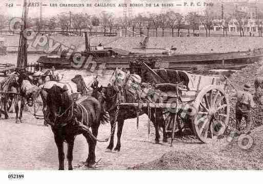 Ville de PARISVECU, carte postale ancienne