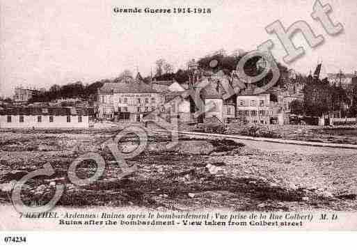 Ville de RETHEL, carte postale ancienne