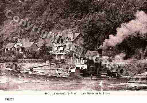 Ville de ROLLEBOISE, carte postale ancienne