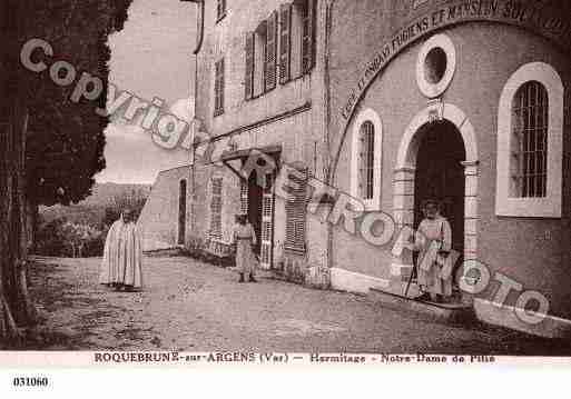 Ville de ROQUEBRUNE, carte postale ancienne