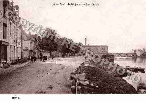 Ville de SAINTAIGNAN, carte postale ancienne