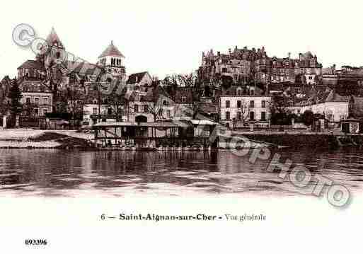 Ville de SAINTAIGNAN, carte postale ancienne