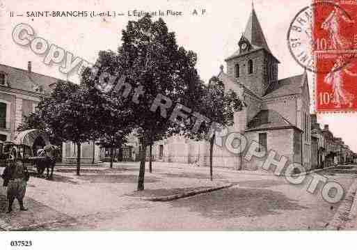 Ville de SAINTBRANCHS, carte postale ancienne