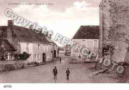 Ville de SAINTGEORGESDUROSAY, carte postale ancienne