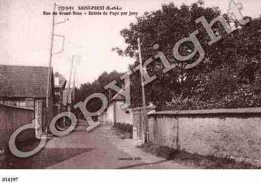 Ville de SAINTPREST, carte postale ancienne