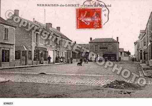 Ville de SERMAISESDULOIRET, carte postale ancienne